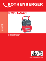 Rothenberger Vacuum pum RODIA-VAC Benutzerhandbuch