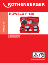 Rothenberger ROWELD P 125 Muffenschweißgerät Benutzerhandbuch