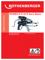 Rothenberger Hand welding extruder ROWELD Benutzerhandbuch