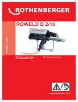 Rothenberger ROWELD Handschweißextruder D2/10 Benutzerhandbuch