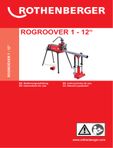 Rothenberger Stationary roll groover ROGROOVER 1-12" Benutzerhandbuch