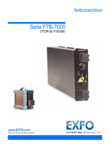 EXFO FTB-7000 OTDR Series for FTB-500 Benutzerhandbuch