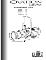 Chauvet Ovation E-260WW Referenzhandbuch