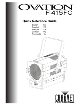 Chauvet Professional Ovation F-415FC Referenzhandbuch