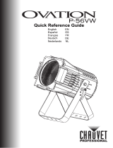 Chauvet Professional OVATION P-56VW Referenzhandbuch