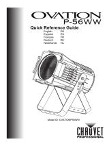 Chauvet Professional Ovation P-56WW Referenzhandbuch