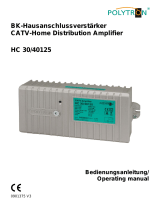 POLYTRON HC 30/40125 Home distribution amplifier 30/40 dB Bedienungsanleitung