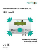 POLYTRON HDM 1 multi HDMI modulator into DVB-C or DVB-T Bedienungsanleitung