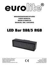 EuroLite LED Bar 288/5 RGB Benutzerhandbuch