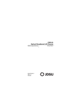 JDS Uniphase OBS-55 Bedienungsanleitung