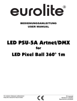 EuroLite LED PSU-5A Artnet/DMX Benutzerhandbuch