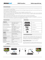 Megasat HDMI Powerline Benutzerhandbuch