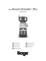 Sage COFFEE GRINDER (SCG820BSS4EEU1) Bedienungsanleitung