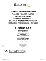 Ibiza Sound DJM90USB-BT Bedienungsanleitung