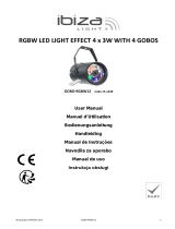 Ibiza Light GOBO-RGBW12W Bedienungsanleitung