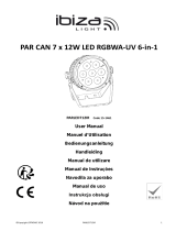 Ibiza Light PARLED712IR Benutzerhandbuch