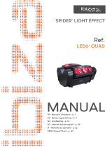 Ibiza Light & Sound LED6-QUAD Bedienungsanleitung