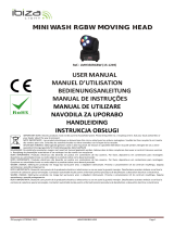 Ibiza Light & Sound LMH350RGBW-MINI Bedienungsanleitung