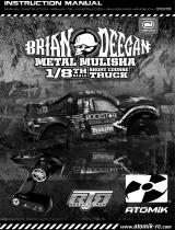 Atomik  Atomik Metal Mulisha Brian Deegan 1:8 Ford Raptor 150 RC Truck Bedienungsanleitung