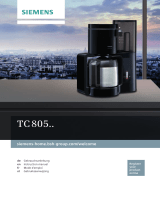 Siemens TC805 SERIES Benutzerhandbuch