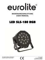EuroLite LED SLS-180 RGB 18x1W Floor Bedienungsanleitung