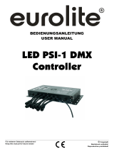 EuroLite LED PSI-1 DMX Controller Benutzerhandbuch