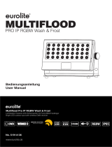 EuroLite Multiflood Pro IP RGBW Wash & Frost Benutzerhandbuch