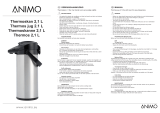 Animo Thermos jug with pump 2,1 Ltr. Bedienungsanleitung