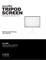 EuroLite TRIPOD SCREEN Benutzerhandbuch