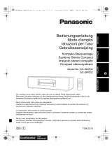 Panasonic SC-DM502E-W Bedienungsanleitung
