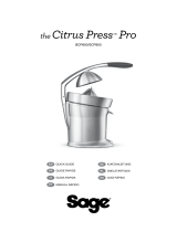 Sage Citrus Press SCP800BAL4EE Bedienungsanleitung