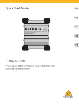 Behringer Professional Battery/Phantom Powered DI-Box Benutzerhandbuch