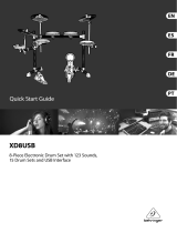 Behringer XD8USB E-Drum Set Benutzerhandbuch