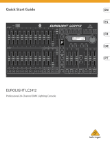 EUROLIGHT Professional 24-Channel DMX Lighting Console Benutzerhandbuch