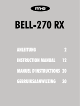 Me BELL-270-RX Bedienungsanleitung