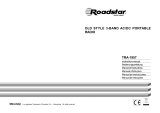 Roadstar TRA-1957/BK Bedienungsanleitung