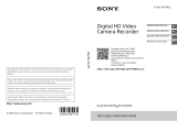 Sony HDRCX405B Bedienungsanleitung