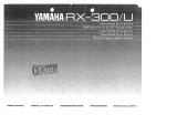 Yamaha RX-300U Bedienungsanleitung