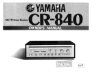 Yamaha CR-840 Benutzerhandbuch