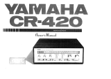 Yamaha CR-420 Benutzerhandbuch