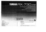 Yamaha RX-730 Bedienungsanleitung