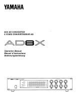 Yamaha AD8X Bedienungsanleitung