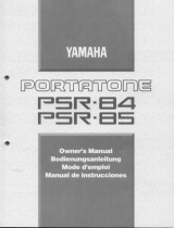 Yamaha PSR-85 Bedienungsanleitung