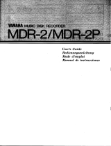 Yamaha MDR-2 Bedienungsanleitung