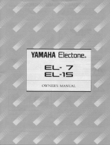 Yamaha EL-15 Bedienungsanleitung