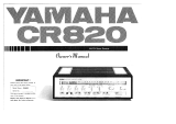 Yamaha CR-820 Bedienungsanleitung