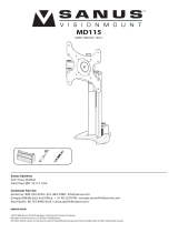 Sanus Systems VisionMount MD115 Benutzerhandbuch