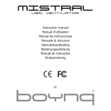 Boynq MISTRAL FAN WHITE Benutzerhandbuch