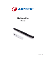 AIPTEK MyNote Pen Bedienungsanleitung
