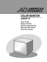 American Dynamics ADMCRT15 Benutzerhandbuch